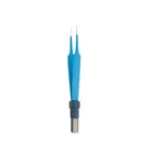 bipolar forceps from Pakistan: Autoclavable, reusable (75x). Multiple sizes (11cm-22cm) & models (straight/curved/bayonet). Compatible with diathermy.