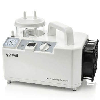 جهاز فاكيوم للجروح Yuwell 7E-A لشفط الصديد والافرازات بقوة عالية. wound vacuum مناسب للطب المنزلي والعيادات مع تصميم محمول واداء موثوق.