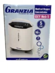 مولد اكسجين 5 لتر جرانزيا للاستخدام المنزلي بتدفق ثابت ونقاء عالي. oxygen concentrator 5L هادئ، سهل التشغيل، ومناسب للمرضى الذين يحتاجون دعم تنفسي يومي.