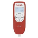 Jaundice Meter AKAIMED (JT-10), a non-invasive, high-accuracy jaundice detector. Features LED light source, LCD display, and 200-data storage.