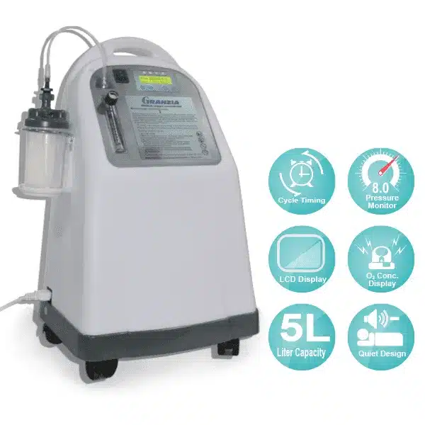 جهاز مولد اكسجين 5 لتر جرانزيا الإيطالي | Granzia Oxygen Concentrator جهاز مولد اكسجين 5 لتر جرانزيا الإيطالي | Granzia Oxygen Concentrator