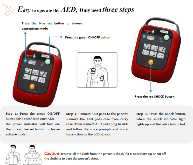 جهاز الصدمات الكهربائية من كوانتم - A102 - بدون شاشة - Image 4