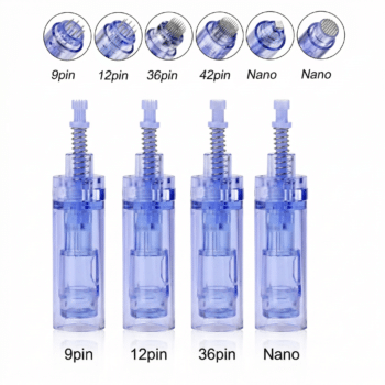 derma pen needle cartridges by Dr Pen. Sterile dermapen needles in multiple sizes for professional microneedling. Fast delivery in Egypt.