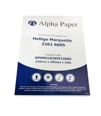 ورق ECG لتخطيط ورسم القلب | HELLIGE MARQUETTE MAC1200 | 210×295 مم