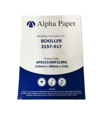 ورق ECG لتخطيط ورسم القلب | SCHILLER 2157-017 | 210×280 مم