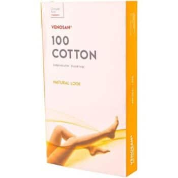 شراب دوالى ماركة فينوسان Venosan سويسرى الصنع مستورد فوق الركبة طرف سيليكون نسبة الضغط V103 ( للدوالي المتضخمة )