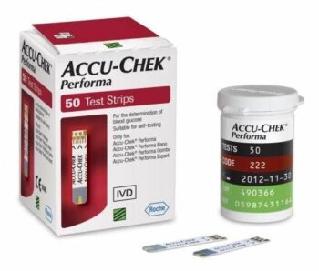 شرائط جهاز السكر أكوا-تشيك بيوفرما Accu-Chek Performa Strips ( 50 شريط )