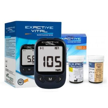 جهاز سكر اكس اكتيف ExActive + علبة شرائط 25 شريطه هدية