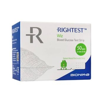 شرائط جهاز السكر بيونيم رايت تست ويز Rightest Wiz Strips ( 50 شريط )