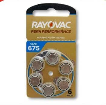 بطارية سماعة اذن ماركة رايوفاك RAYOVAC مقاس 675