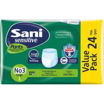 حفاضات شورت سانى لكبار السن موفر | مقاس كبير | 24 قطعة