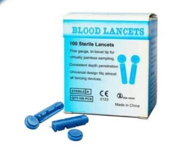 شكاكات قلم جهاز السكر Sterile Blood Lancets ( 100 قطعة )
