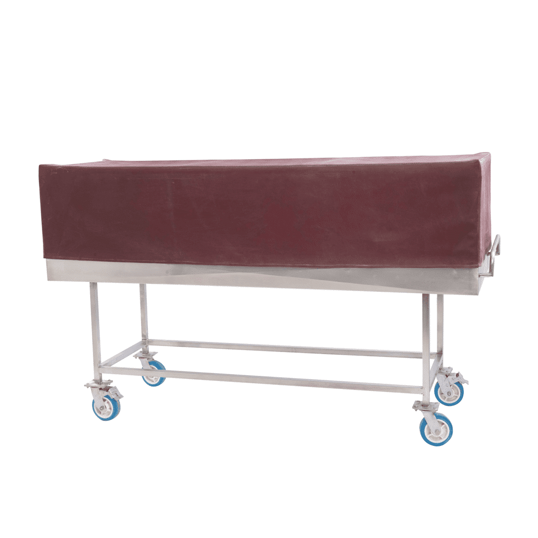 Hospi Care Stainless Steel Mortuary Transfer Trolley MLM-23 Hospi Care Stainless Steel Mortuary Transfer Trolley MLM-23